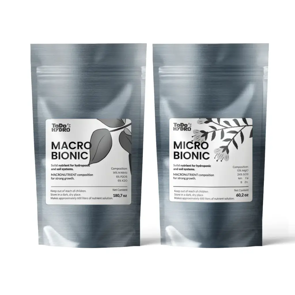 ToDo Hydro Macrobionic and Microbionic Solid Nutrient, Solution Yield