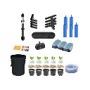 Grow Pot RDWC 16L Kit Sistema hidropônico de 6 baldes com bombas de ar, vasos de rede e reservatório de água