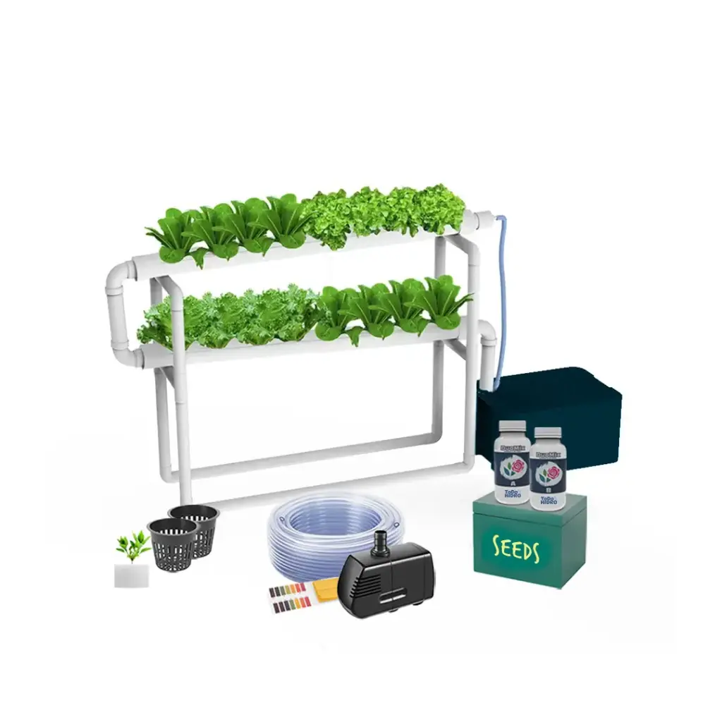Hydroponic Kit N7 NFT System for 16 Plants, Complete Indoor Garden with Nutrients, Seeds & Accessories (copy)